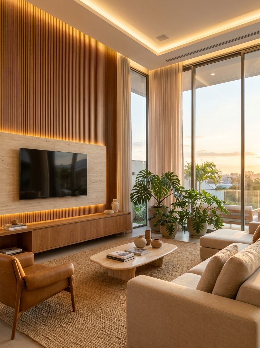 Projeto de Home theater em 3D realista